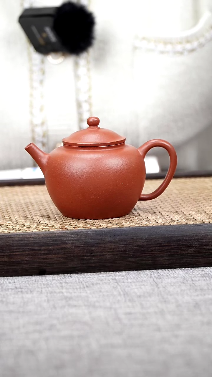 【闪购商品】紫砂茶壶静乐  红降坡  130cc