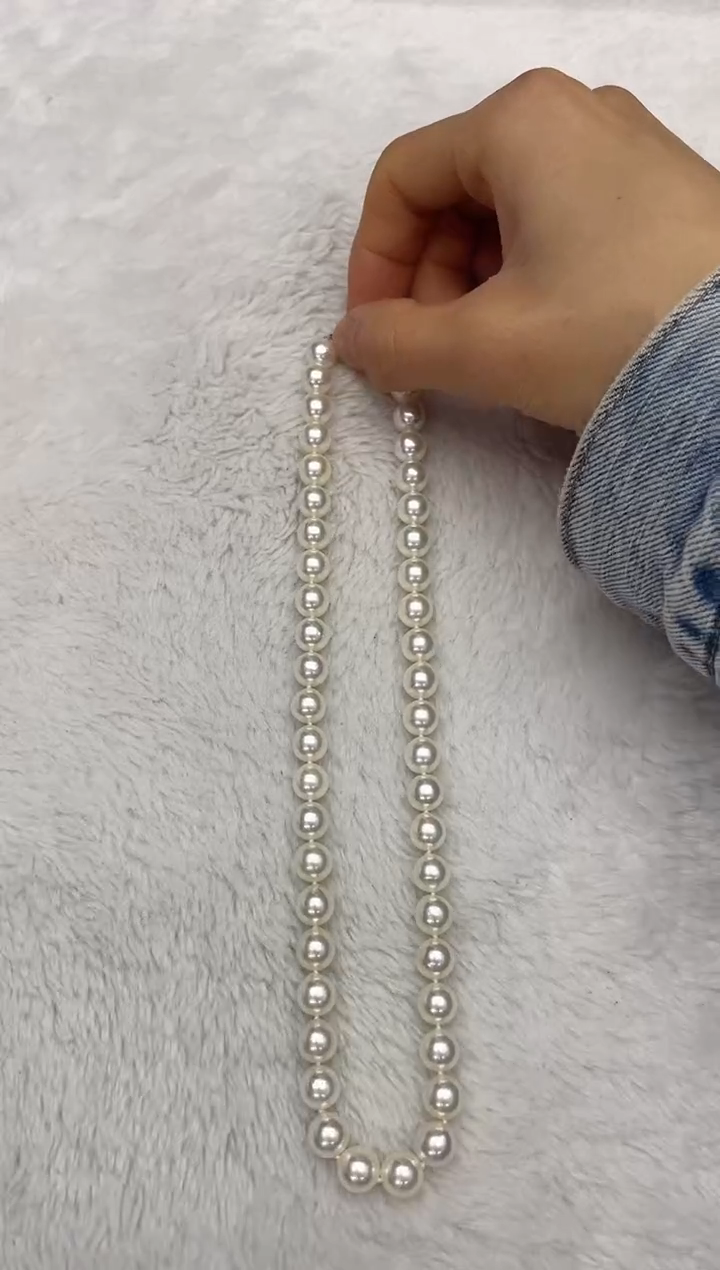 【闪购商品】海水珍珠颈饰未镶嵌AK8.5-9mm（多样性发一）