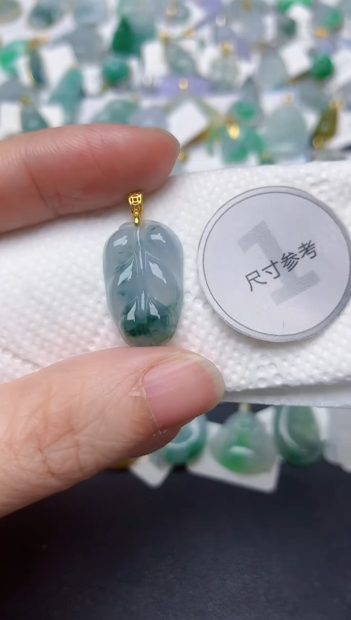 颈饰未镶嵌翡翠天然缅甸A货翡翠