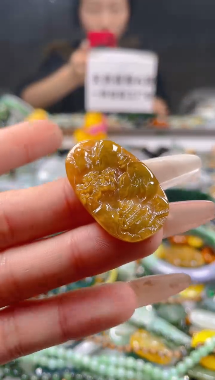 【闪购商品】翡翠颈饰未镶嵌/G/翡翠A货一图一物