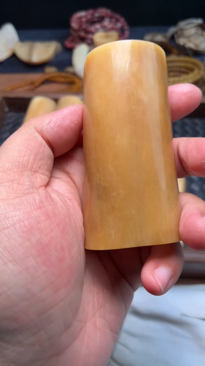 驼骨其他打****?杂件755-骨棒把件