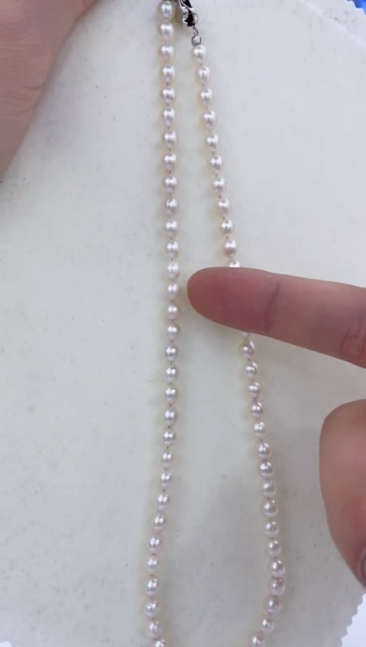 颈饰银S925镶嵌海水珍珠  