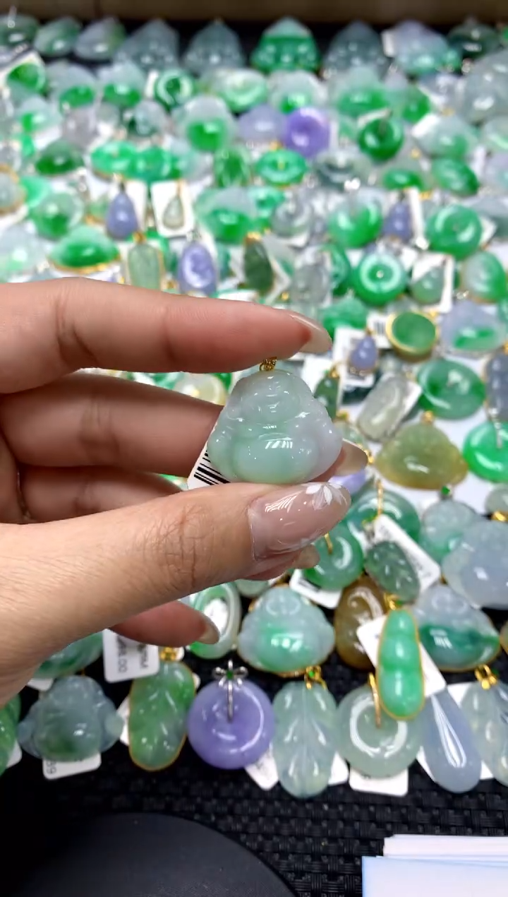 【闪购商品】翡翠颈饰18K金镶嵌111111111111