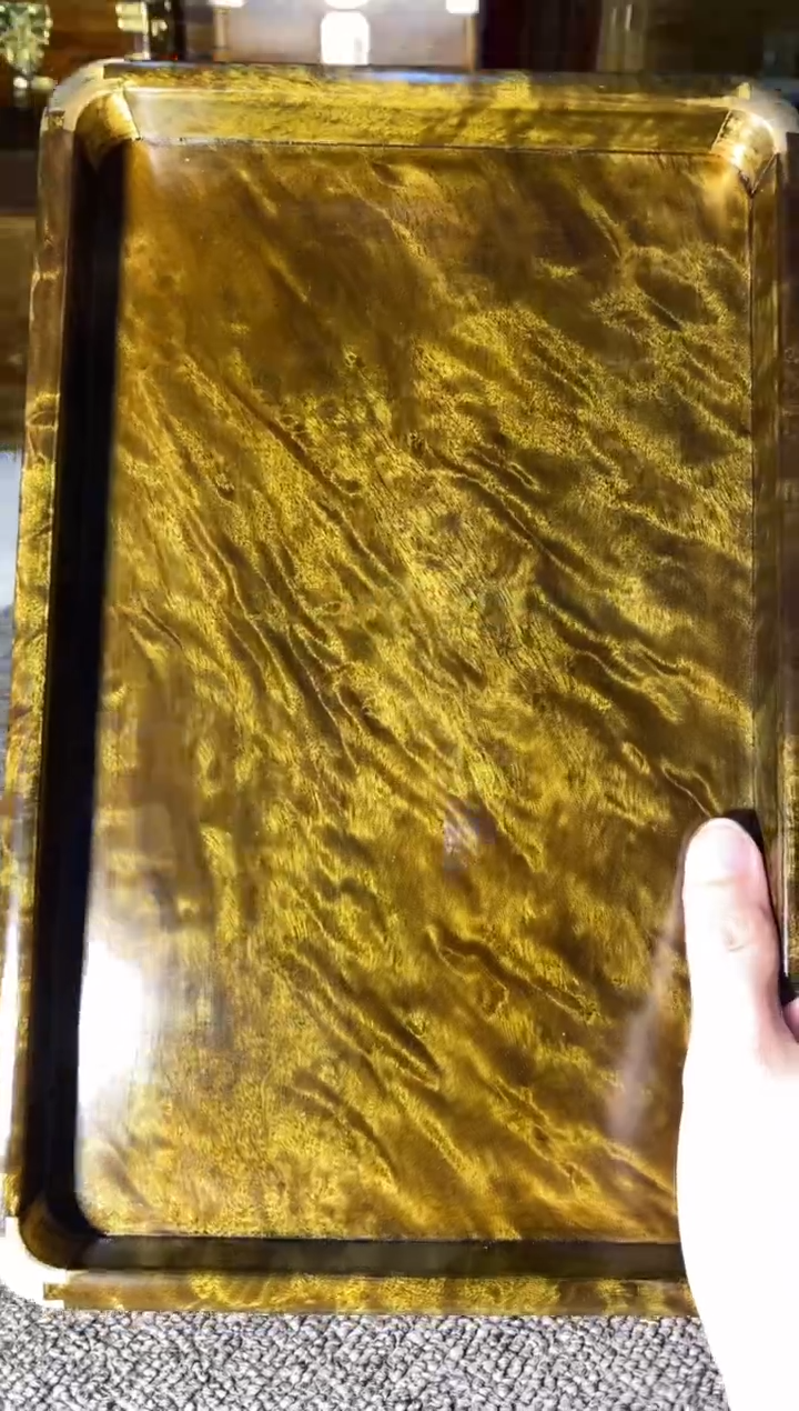 【闪购商品】金丝楠木艺阴沉文承盘F2