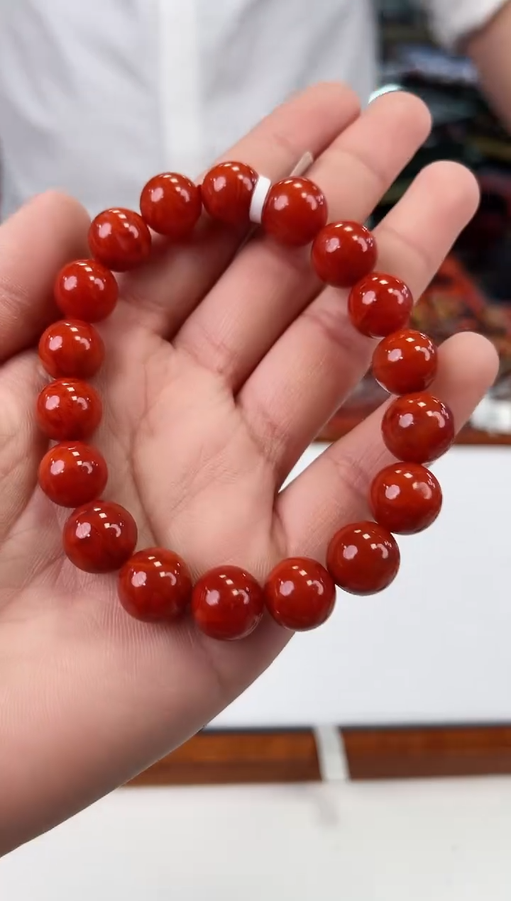 【闪购商品】南红玛瑙瓦西手串11+未镶嵌一个/条