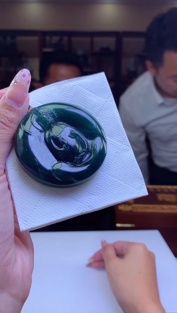 【闪购商品】定制翡翠未镶嵌挂件发货（拍一发一）