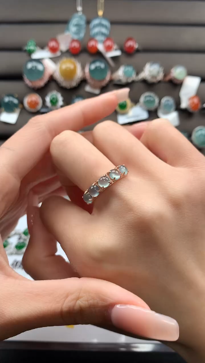 【闪购商品】翡翠戒指银S925镶嵌312313123