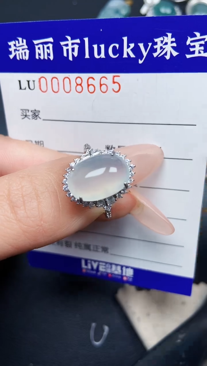 【闪购商品】翡翠颈饰银S925镶嵌8665