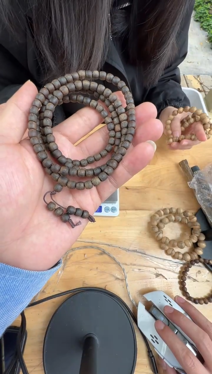 沉香沉香枕张勺子沉水05鼓珠多圈20+多样性发一