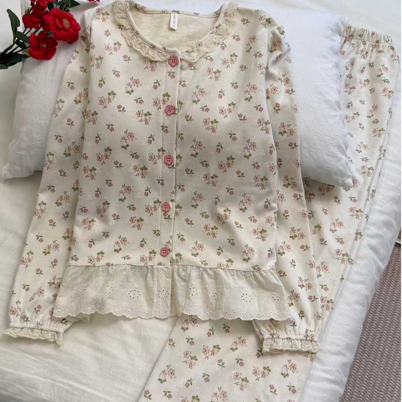 2025年新款套装休闲女装保暖睡衣爆款加厚气质减龄冬季家居服套装