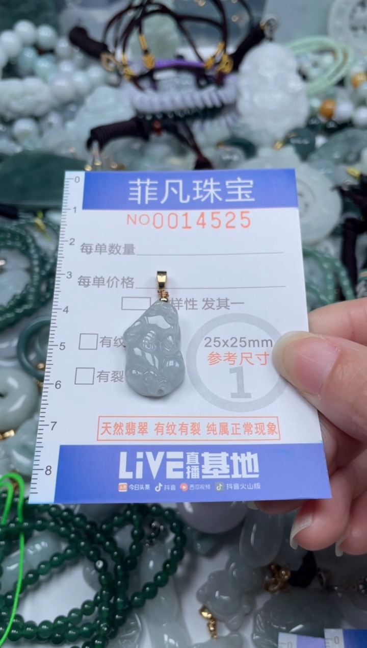 颈饰未镶嵌翡翠14525