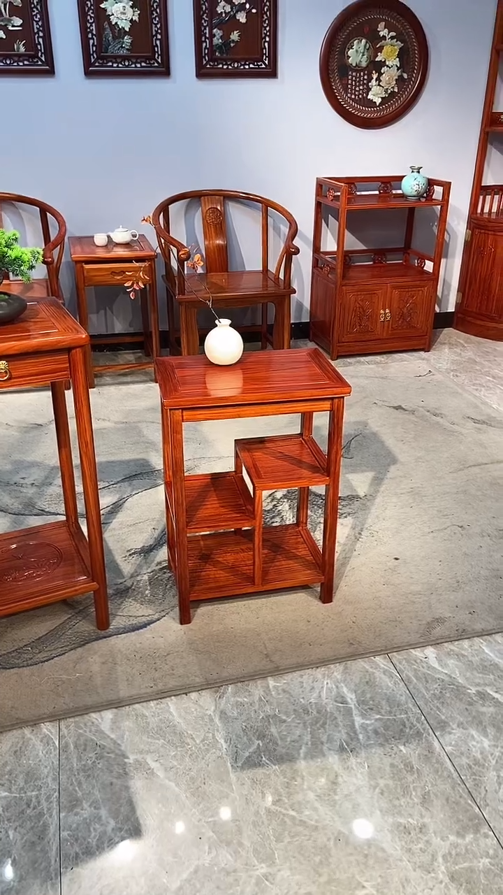 花梨木类成套家具小茶几