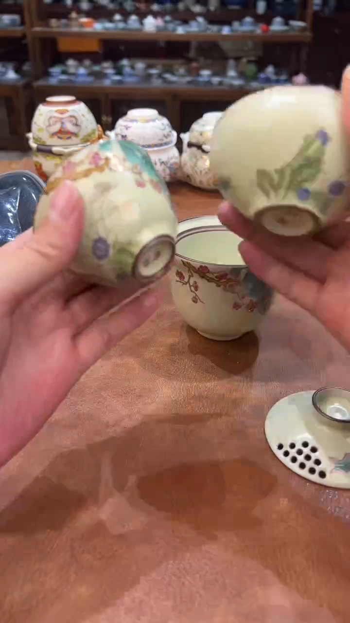 真的很便宜会开片的旅行茶具