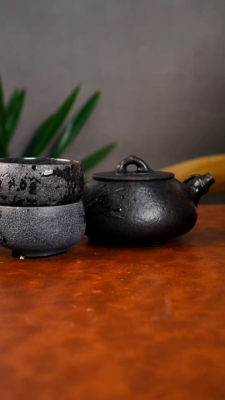 用****8竹节石瓢壶一壶两杯