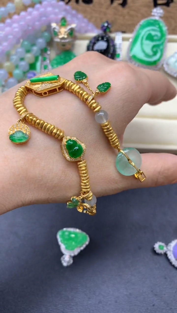 【闪购商品】翡翠手串未镶嵌640-中国好珍宝