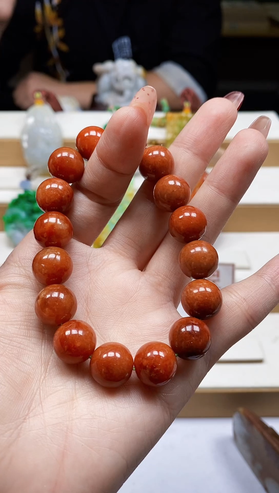 颈饰未镶嵌翡翠翡翠A货