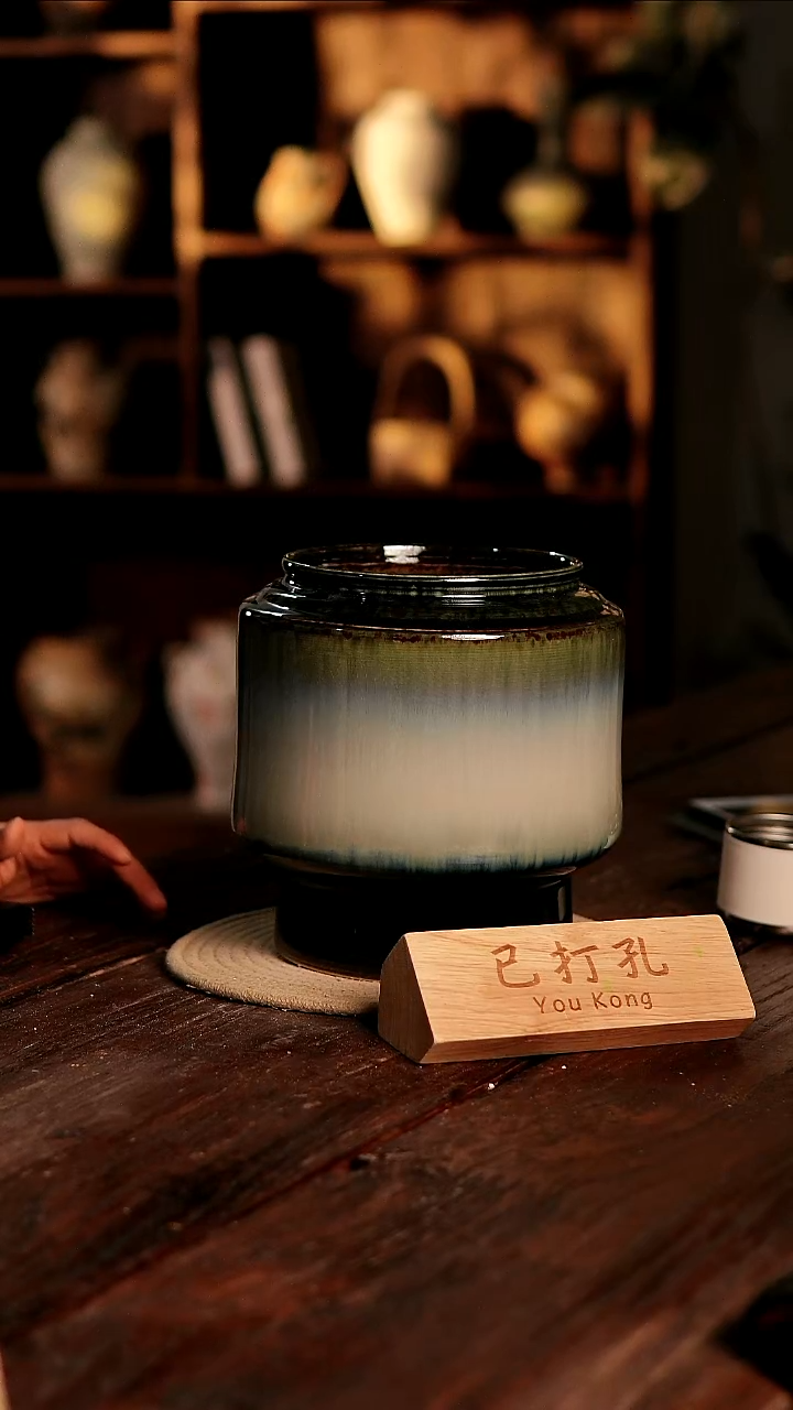 摆件25-376高度23口径14已打孔误差2