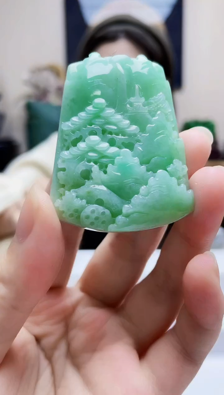 未镶嵌定制翡翠吊坠112