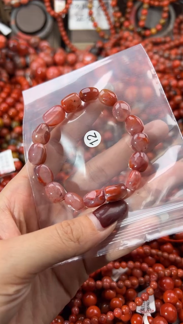 未镶嵌手串南红玛瑙11+