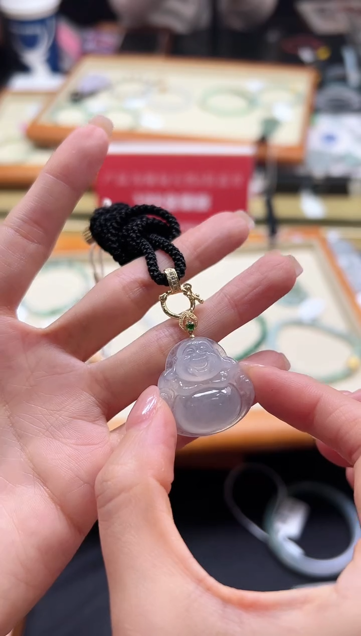 【闪购商品】翡翠颈饰18K金镶嵌TL0307-19