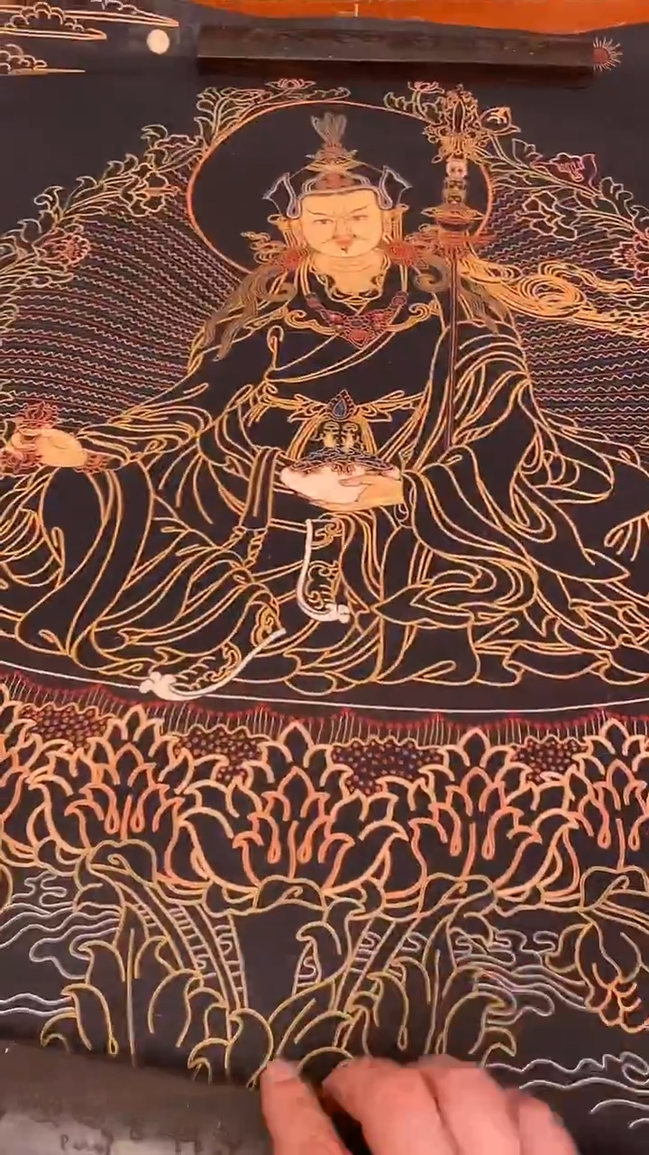 装裱画精美唐卡tk16072