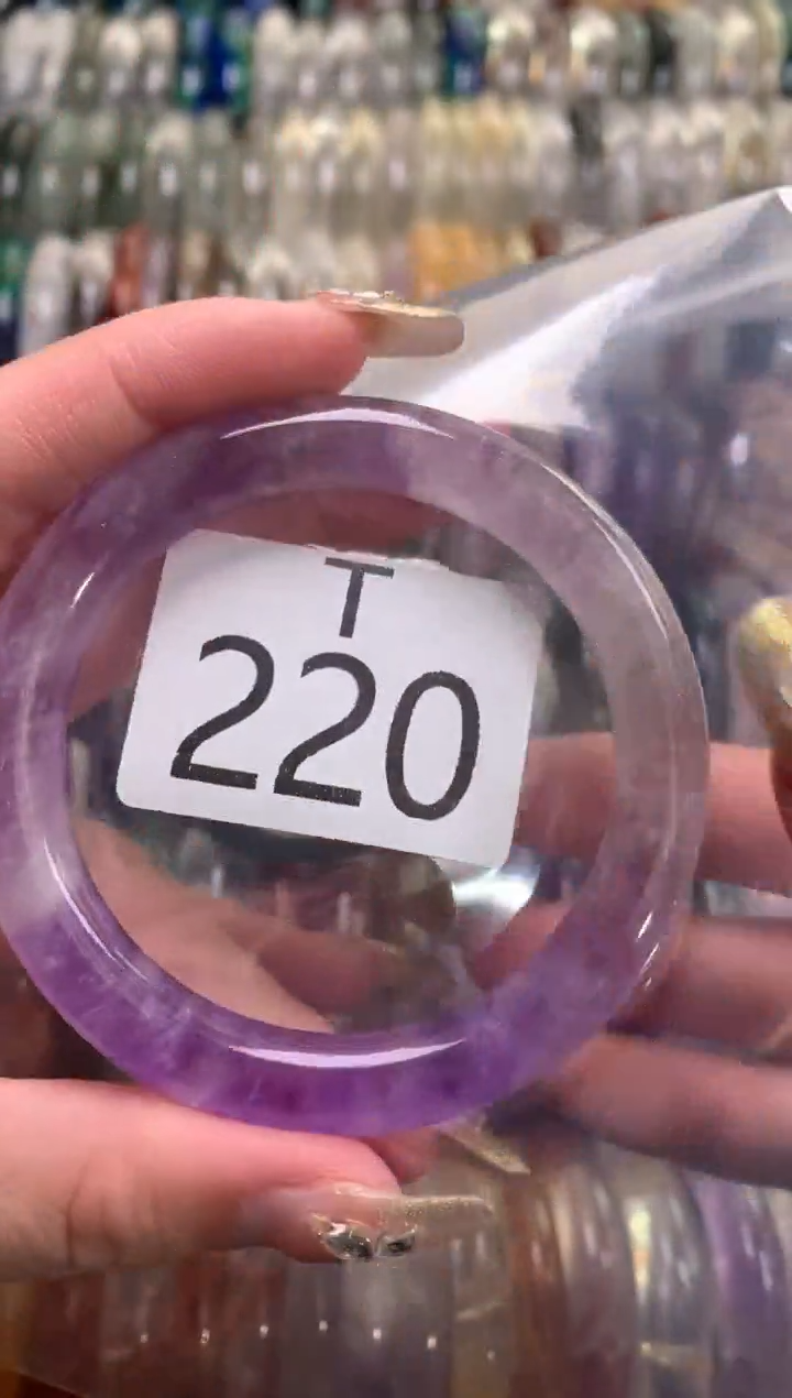 【闪购商品】水晶水晶手镯未镶嵌220-53