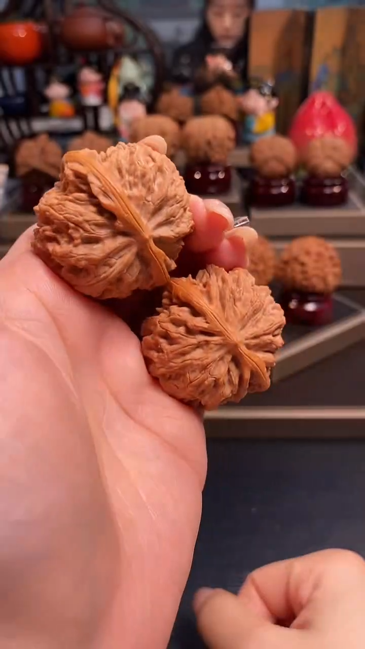 【闪购商品】文玩核桃把件K52苹果园41