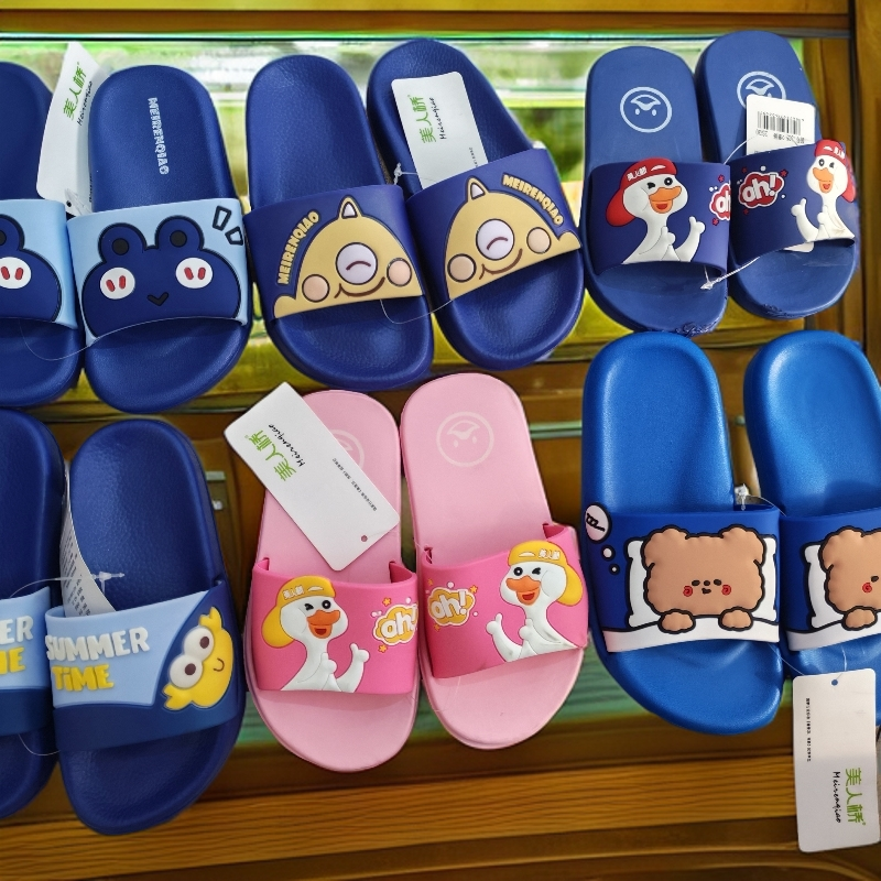 儿童防滑防臭轻便美人桥拖鞋