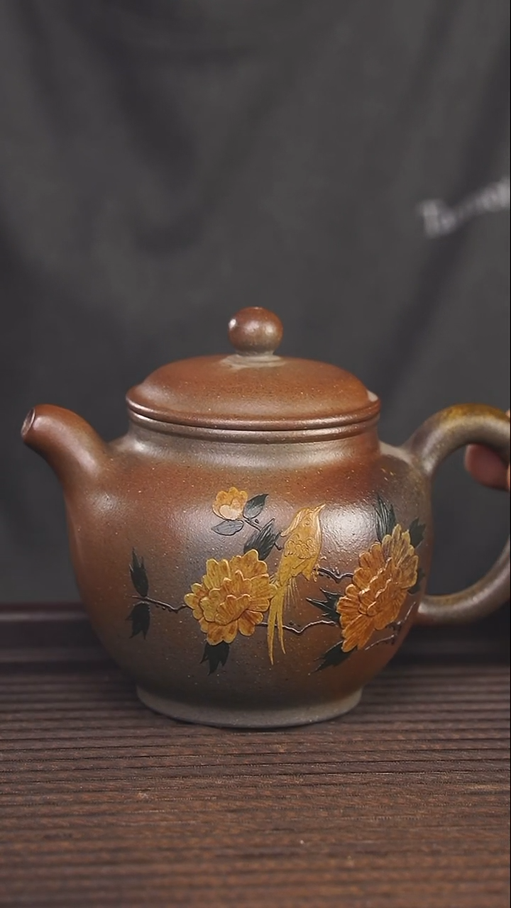 【闪购商品】紫砂茶壶260cc顾氏手工紫砂