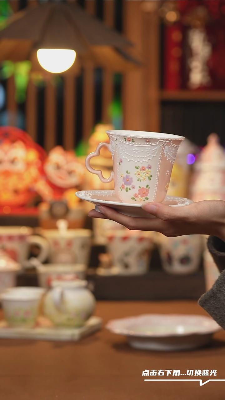 【闪购商品】杯子H095创意手绘陶瓷水杯