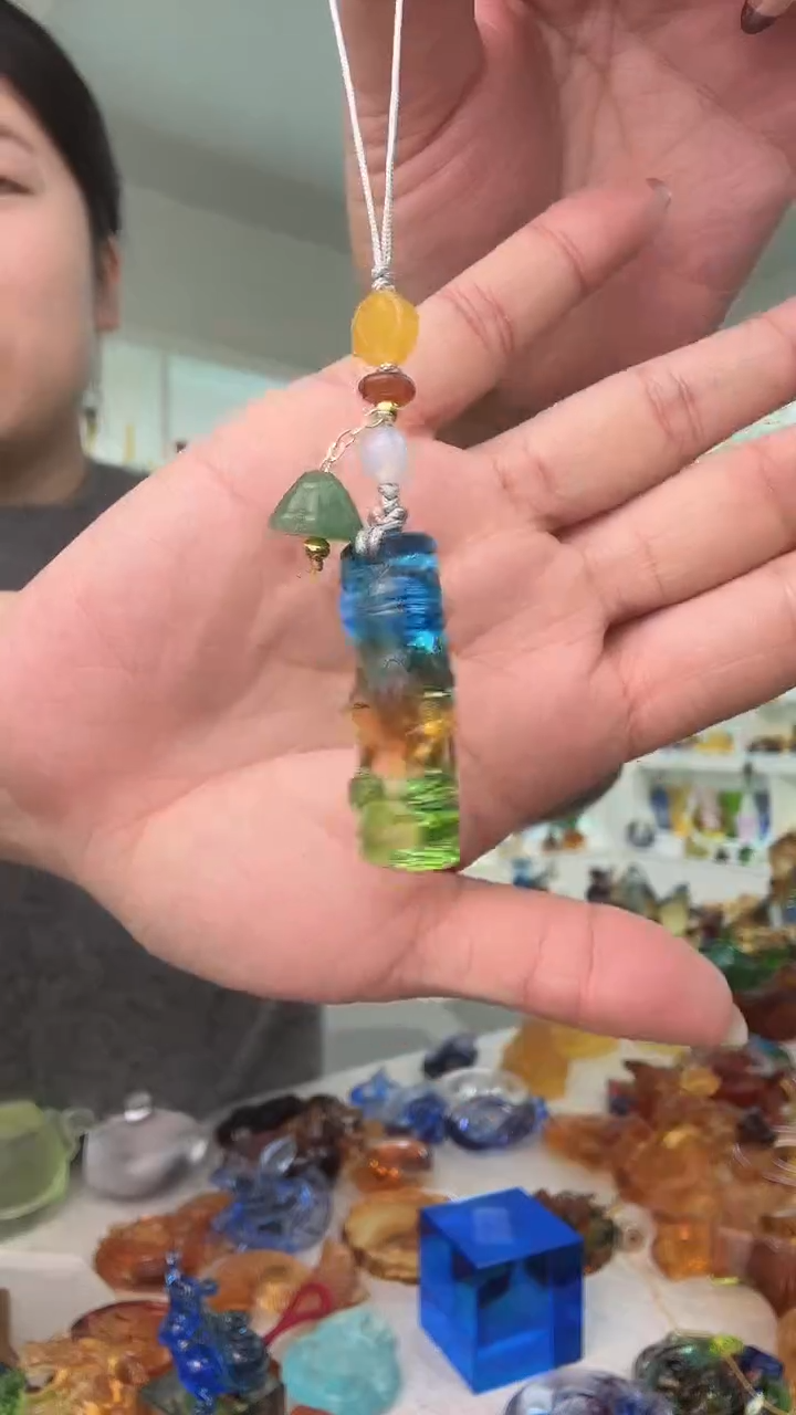 手工艺品琉璃竹子手机链