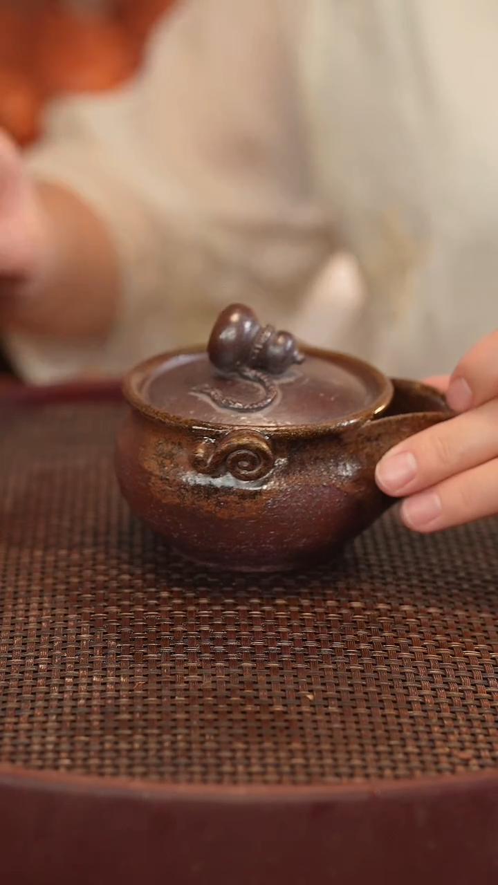 茶壶紫砂原矿手工制作200cc