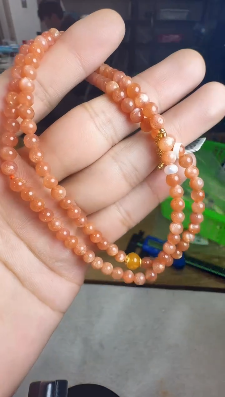 未镶嵌手链日光石晶3403 约5mm