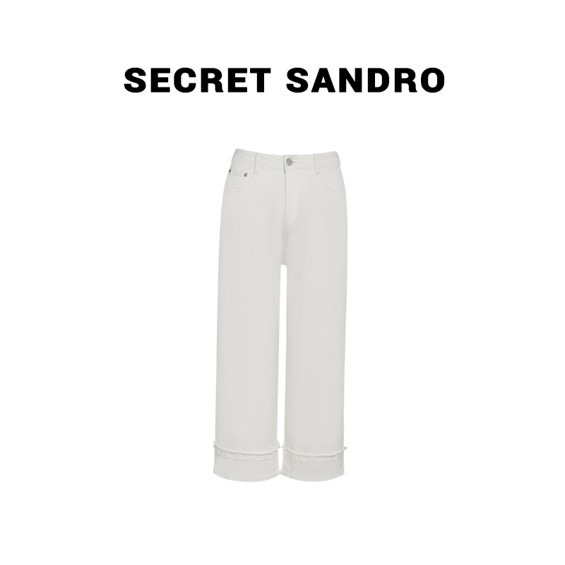 【女团裤】【多娜&Secret Sandro粉丝专享】牛仔裤 N25200016N