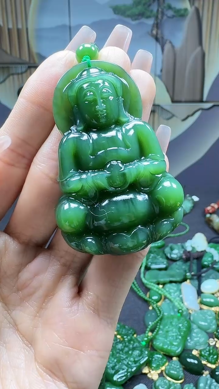 【闪购商品】和田玉挂件未镶嵌1