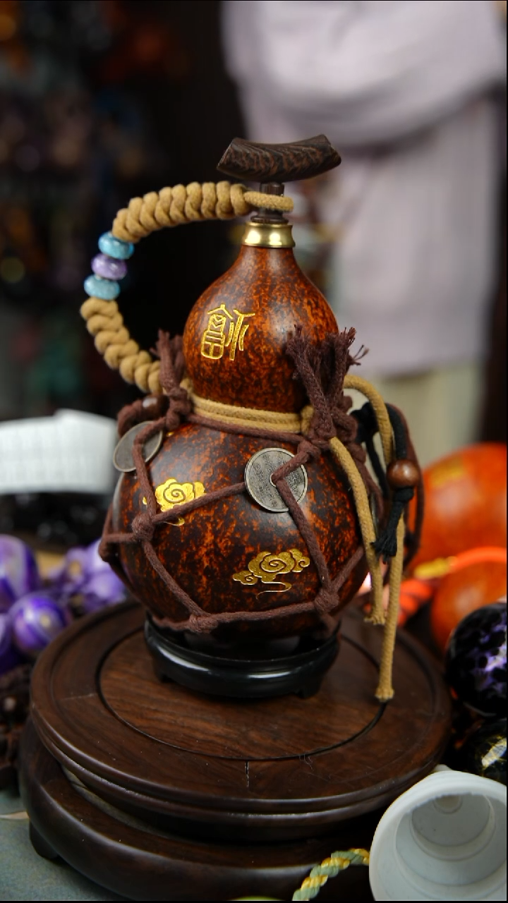 724号480ml左右非遗大漆酒葫芦