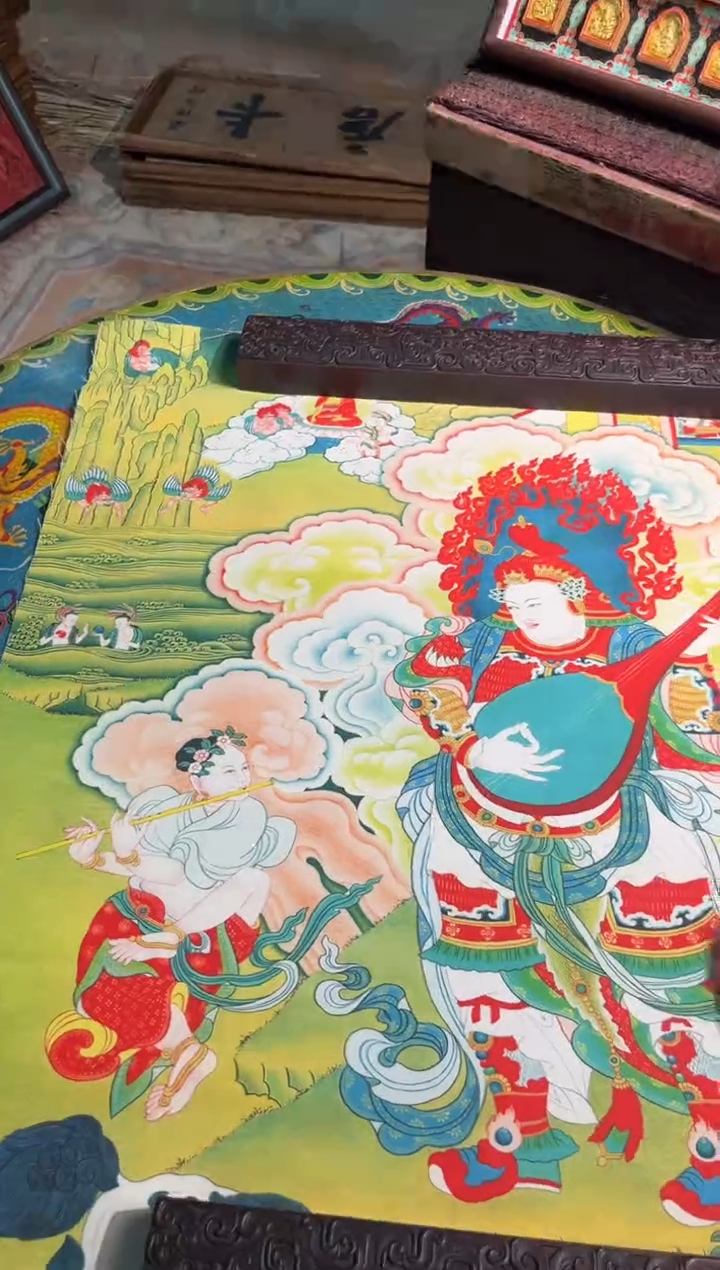 卷轴画东东唐卡tk16