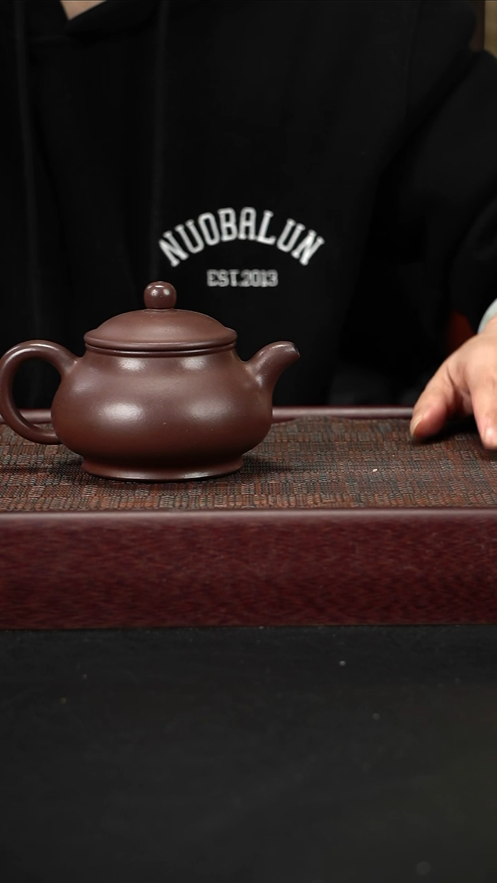 茶壶紫砂jf紫泥 潘壶260cc