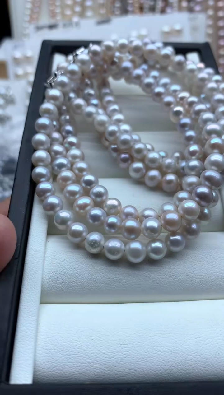项链合金淡水珍珠多样性发其一，非无暇