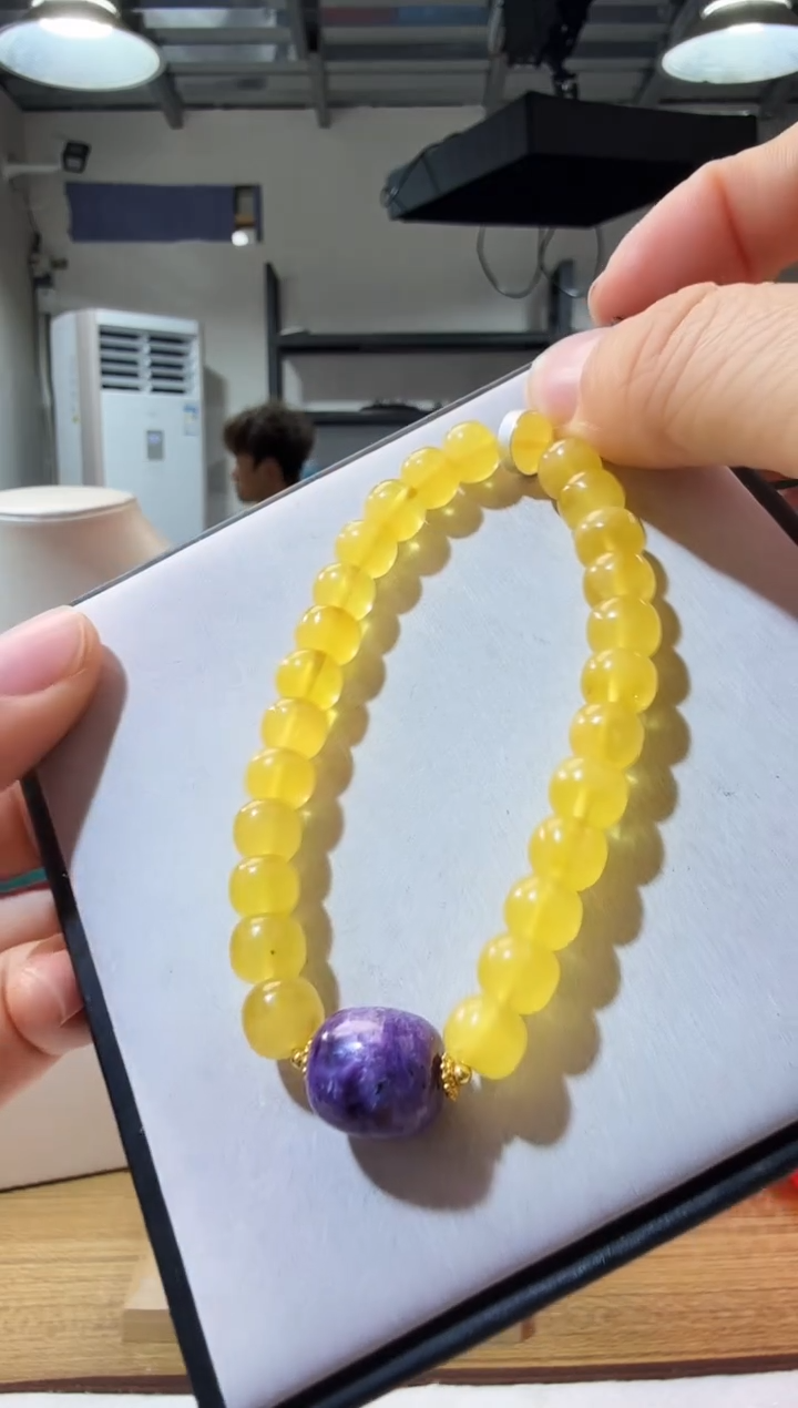 手链蜜蜡未镶嵌优0155 约7mm