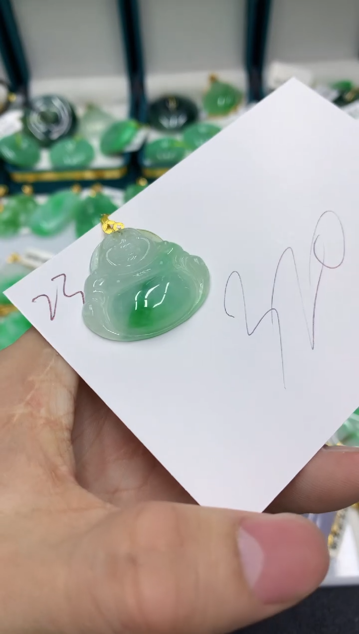 【闪购商品】翡翠颈饰18K金镶嵌号链接11111