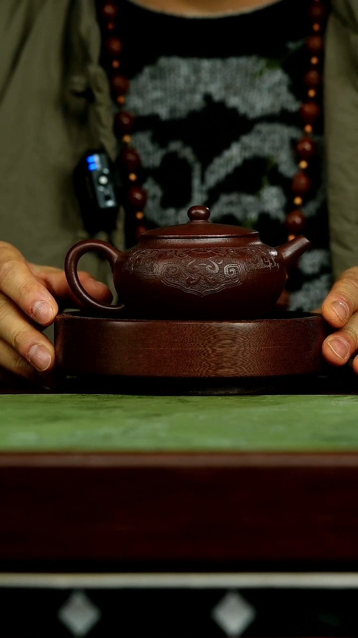 茶壶紫砂自*j2底槽清扁辰