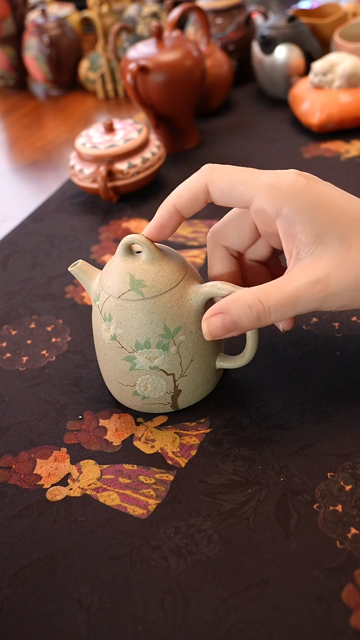 紫砂其他本绿秦权宜兴紫砂