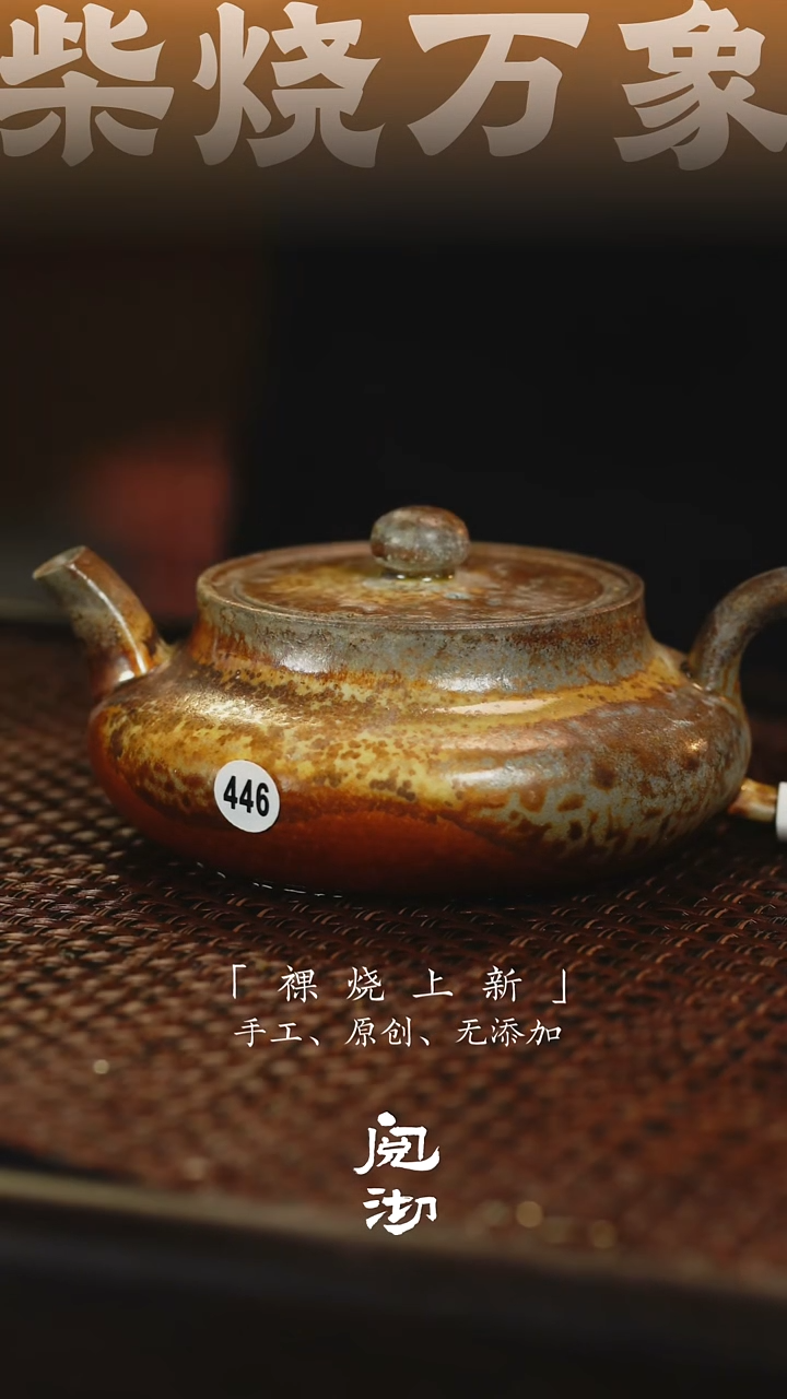 446微瑕镜台壶             