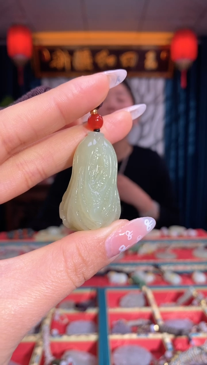 【闪购商品】和田玉颈饰未镶嵌白菜