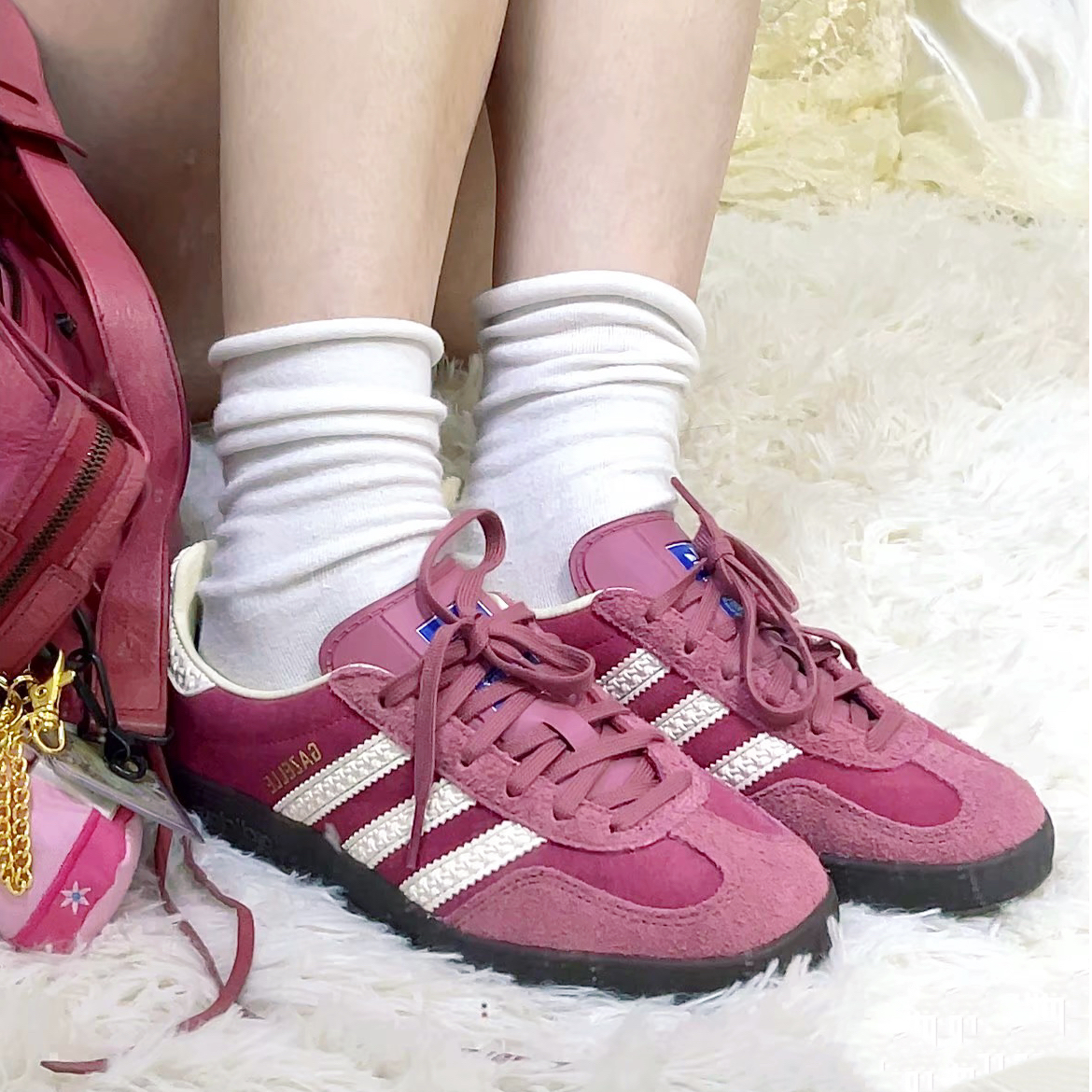 adidas/阿迪达斯中性GAZELLE甜心糖果经典运动板鞋「T头鞋」IF1809