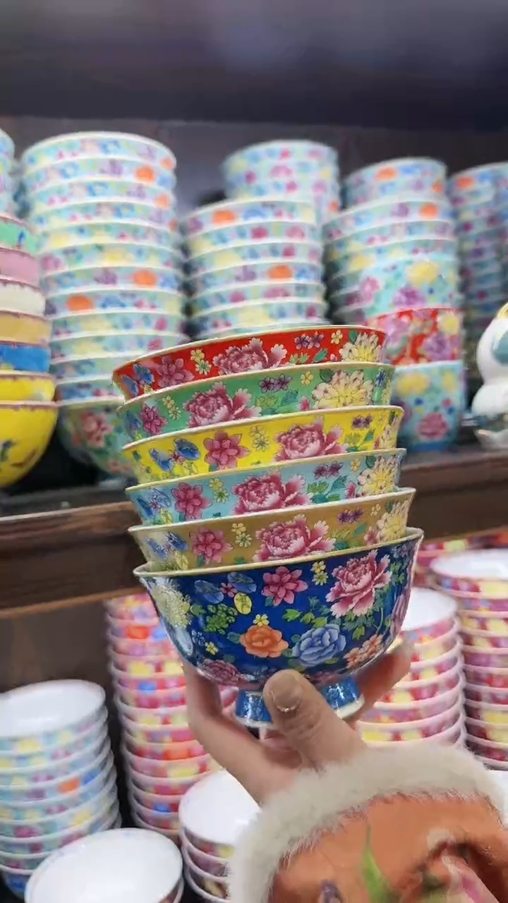 【闪购商品】瓷片5英寸饭碗10个景德镇陶瓷