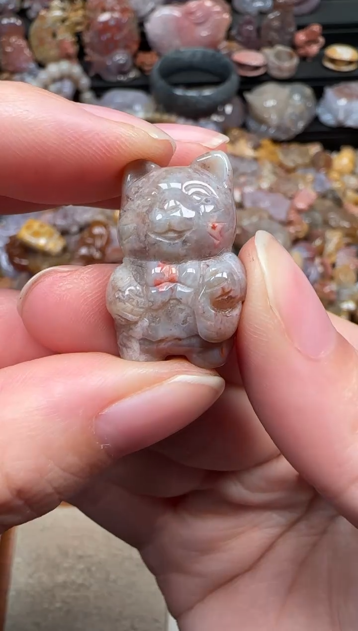 颈饰未镶嵌硅化珊瑚（珊瑚玉）350