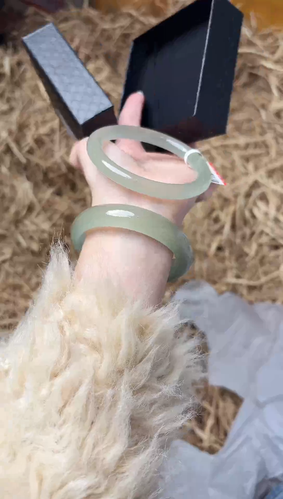 未镶嵌手镯石英质玉1120圈口57