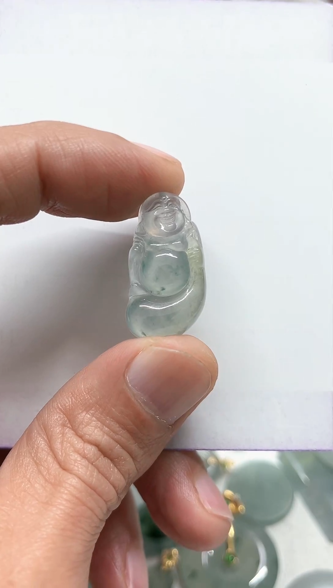 【闪购商品】翡翠颈饰未镶嵌天然缅甸A货翡翠吊坠